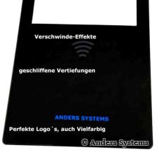 Coverglas für Touchscreens