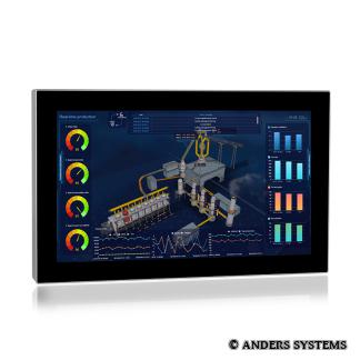 Full IP66/69K Touch Panel 15,6" | Alugehäuse | ANDERS SYSTEMS