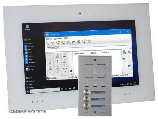 Touch Panel MEDIA mit Baudisch Türsprechstellen
